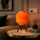 Modern 3D Printed Table Lamp | Warm LED Bedside & Decorative Ambient Lamp